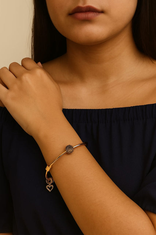 CharmGlow Rose Gold Kada