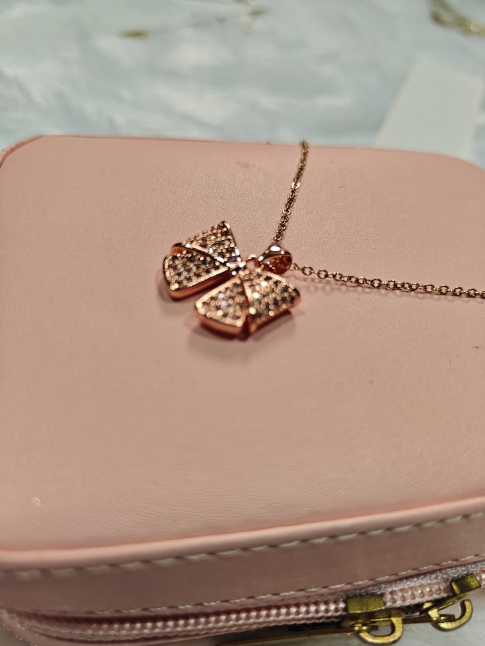 Rose Gold Butterfly Pendant